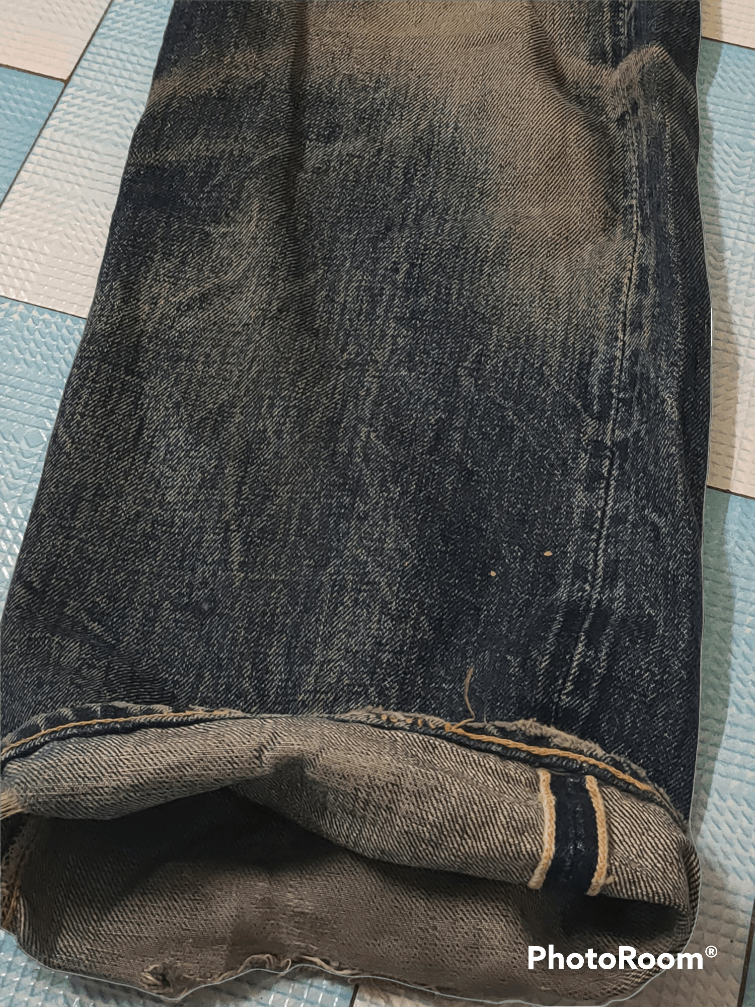 Denime Denime salverage vintage distressed denim button fly 🇯🇵 Size US 29 - 8 Thumbnail