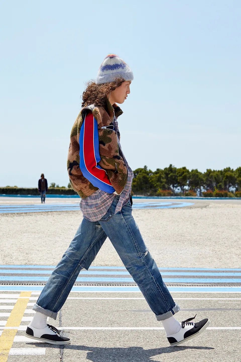 Celine Celine 'the dancing kid' 90's moonlight wash selvedge jeans