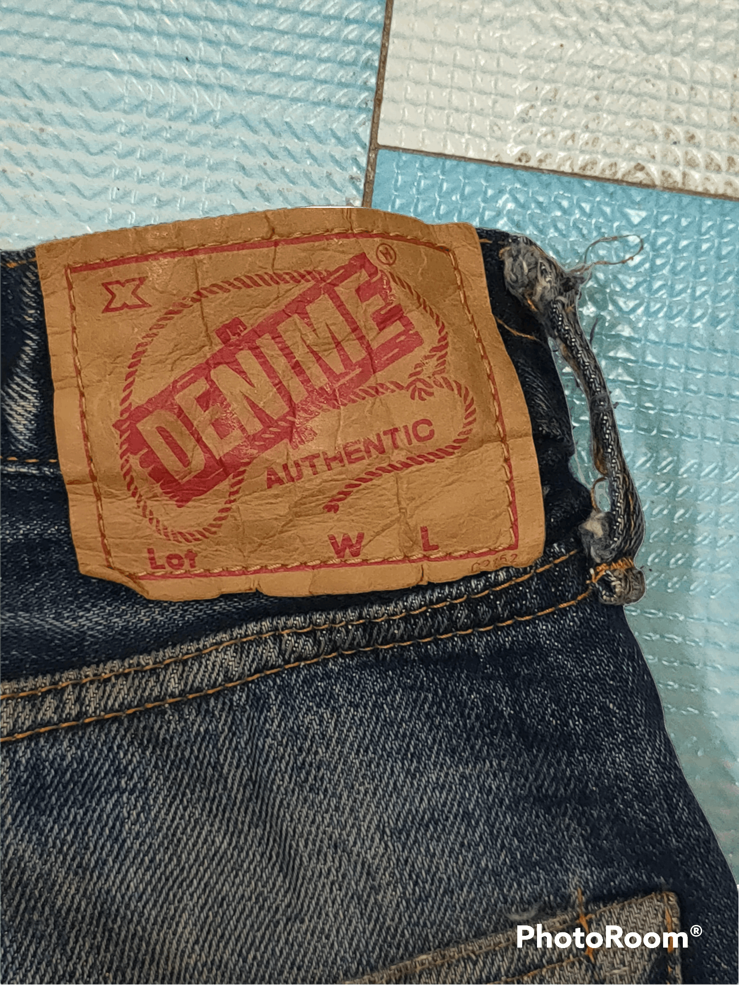 Denime Denime salverage vintage distressed denim button fly Size US 29 - 8 Thumbnail