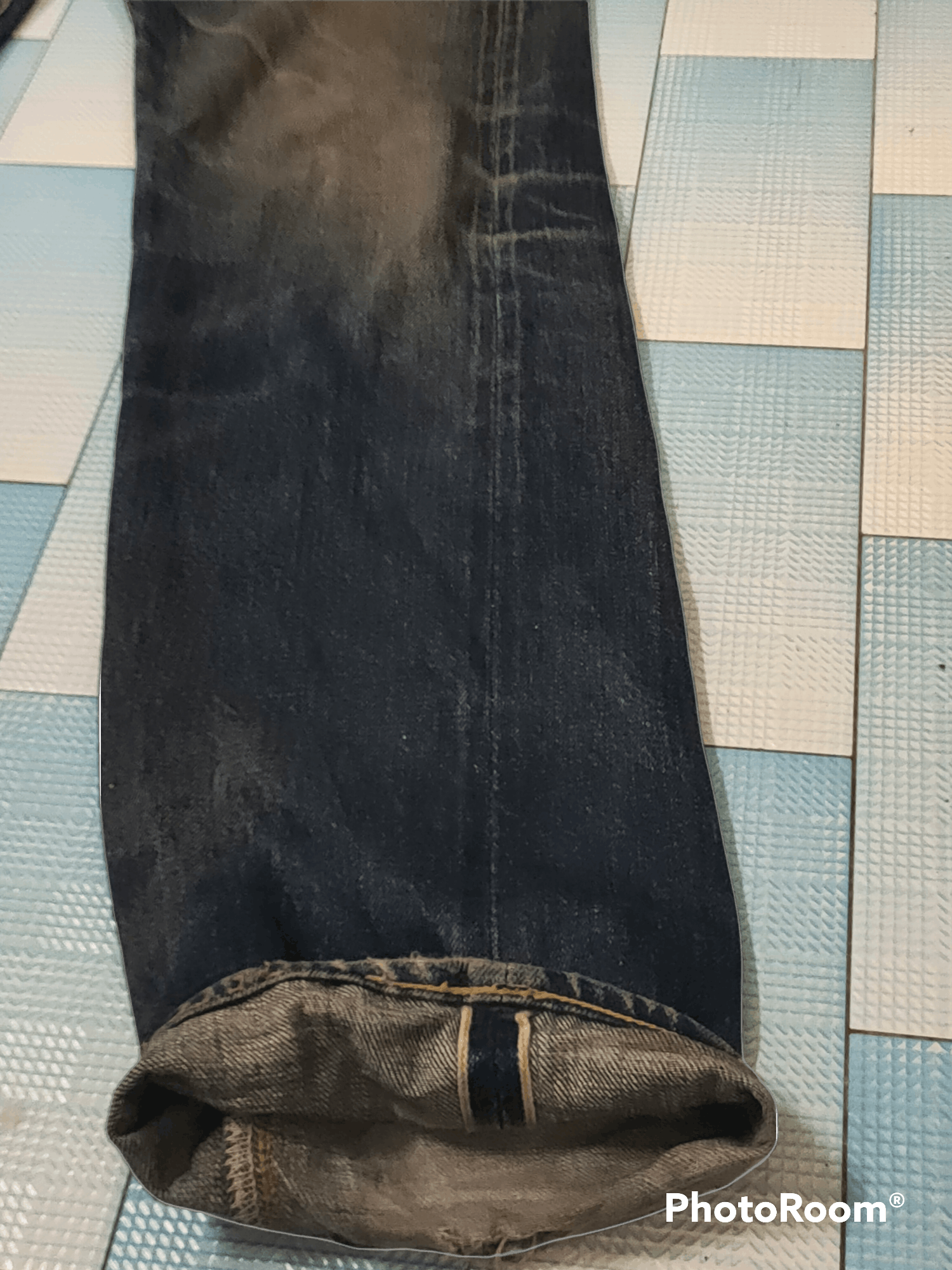Denime Denime salverage vintage distressed denim button fly Size US 29 - 10 Thumbnail