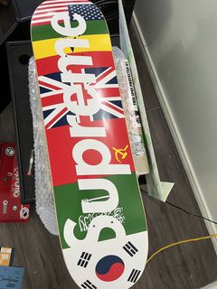 Supreme on sale flag skateboard