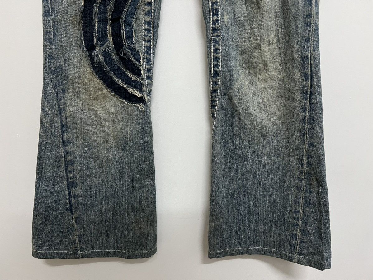 Japanese Brand True Religion Flared Butterfly Jeans Size US 30 / EU 46 - 4 Thumbnail
