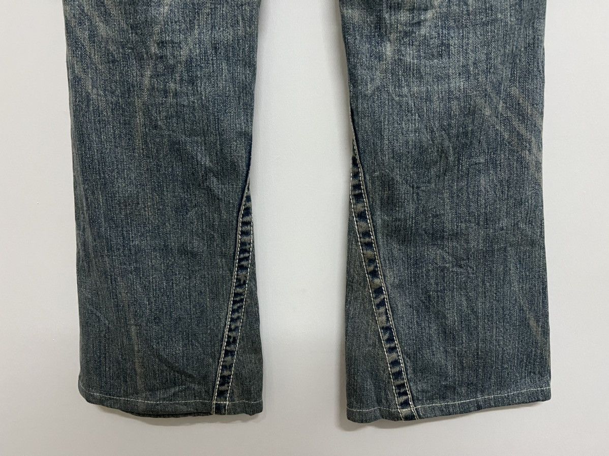 Japanese Brand True Religion Flared Butterfly Jeans Size US 30 / EU 46 - 11 Thumbnail