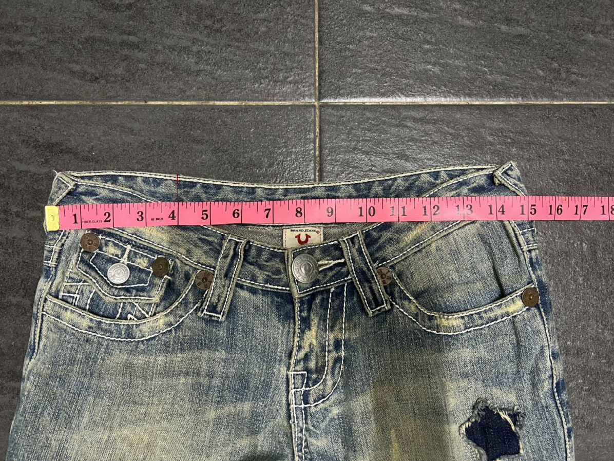 Japanese Brand True Religion Flared Butterfly Jeans Size US 30 / EU 46 - 13 Thumbnail