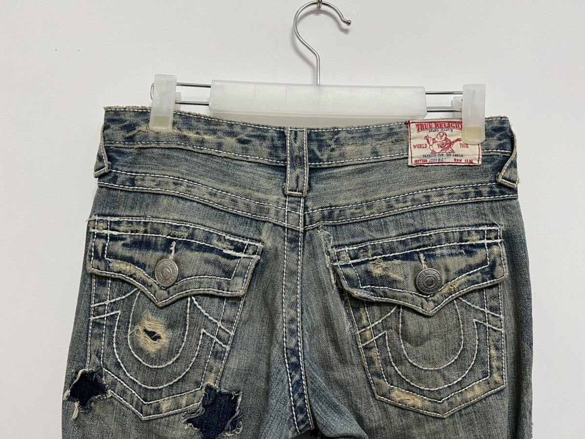 Japanese Brand True Religion Flared Butterfly Jeans Size US 30 / EU 46 - 9 Thumbnail