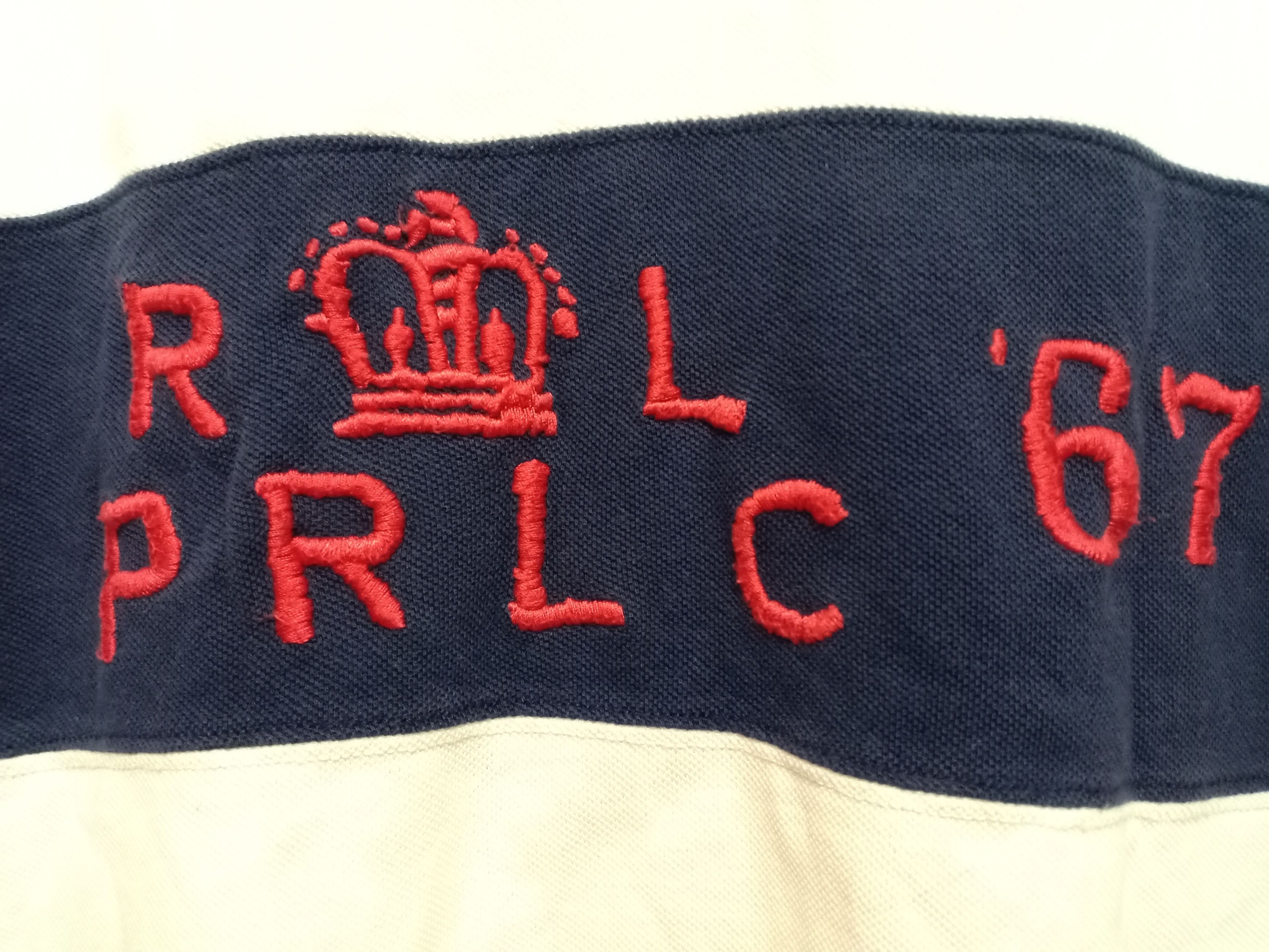 Polo Ralph Lauren Rare Vtg Polo by Ralph Lauren '67 Embroidered Logo Polo Tee Size US XL / EU 56 / 4 - 3 Thumbnail