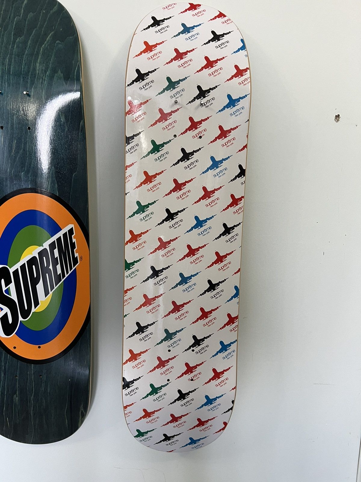 スケートボード Supreme New York Yankees Skateboard Navy Supreme New York Yankees Skateboard Deck - Navy – YankeeKicks Online