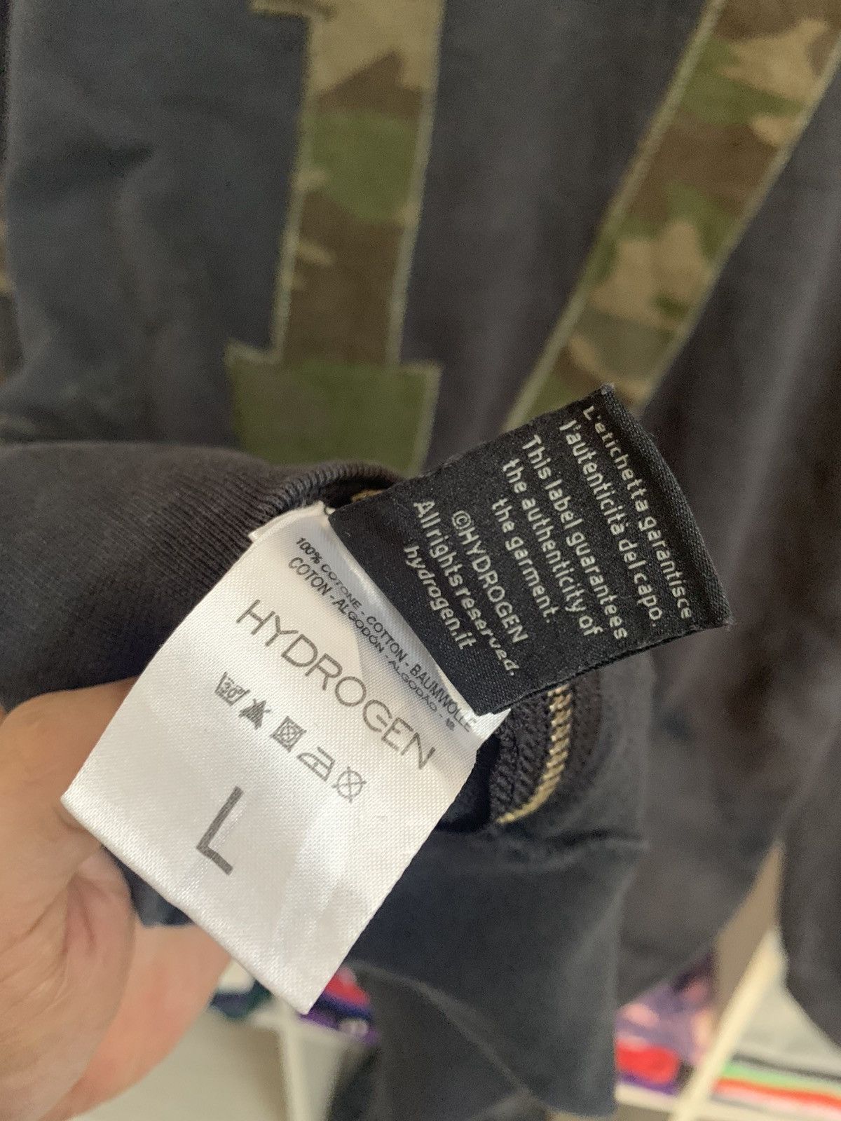 HYDROGEN Hydrogen luxury sportswear skull camo backhit number 17 Size US L / EU 52-54 / 3 - 11 Thumbnail