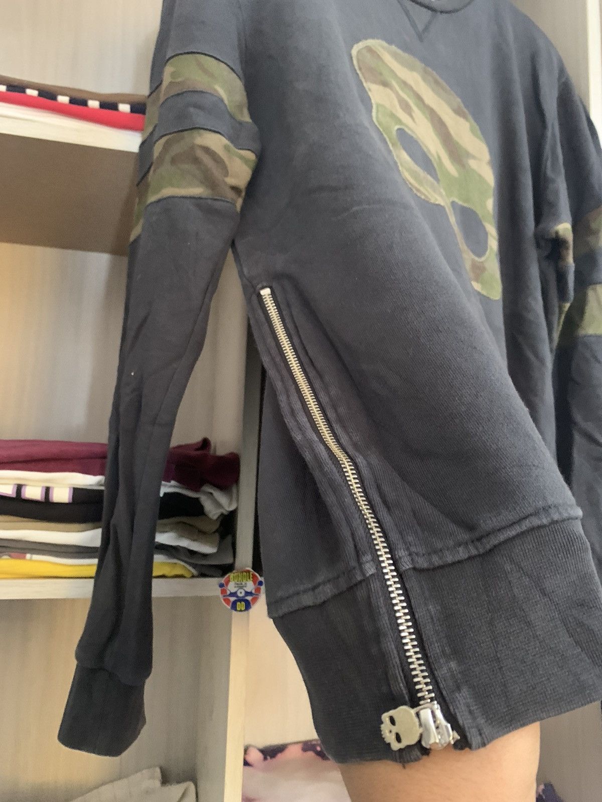 HYDROGEN Hydrogen luxury sportswear skull camo backhit number 17 Size US L / EU 52-54 / 3 - 5 Thumbnail