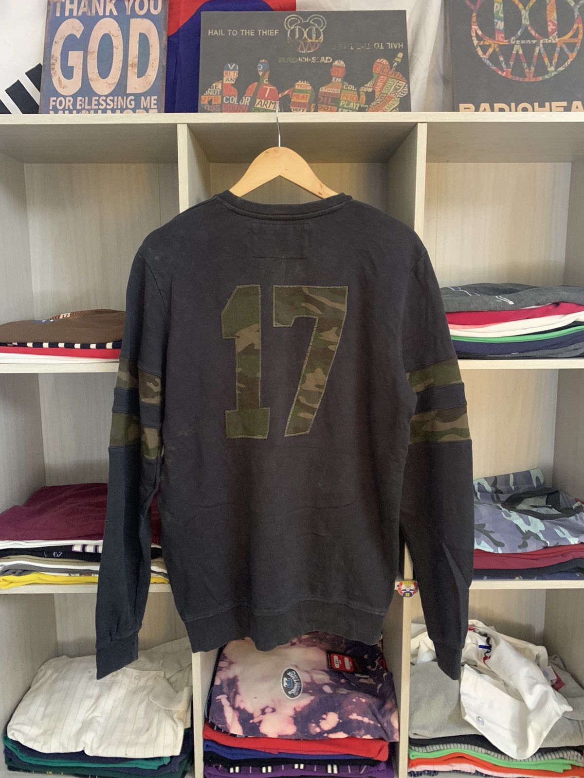 HYDROGEN Hydrogen luxury sportswear skull camo backhit number 17 Size US L / EU 52-54 / 3 - 7 Thumbnail