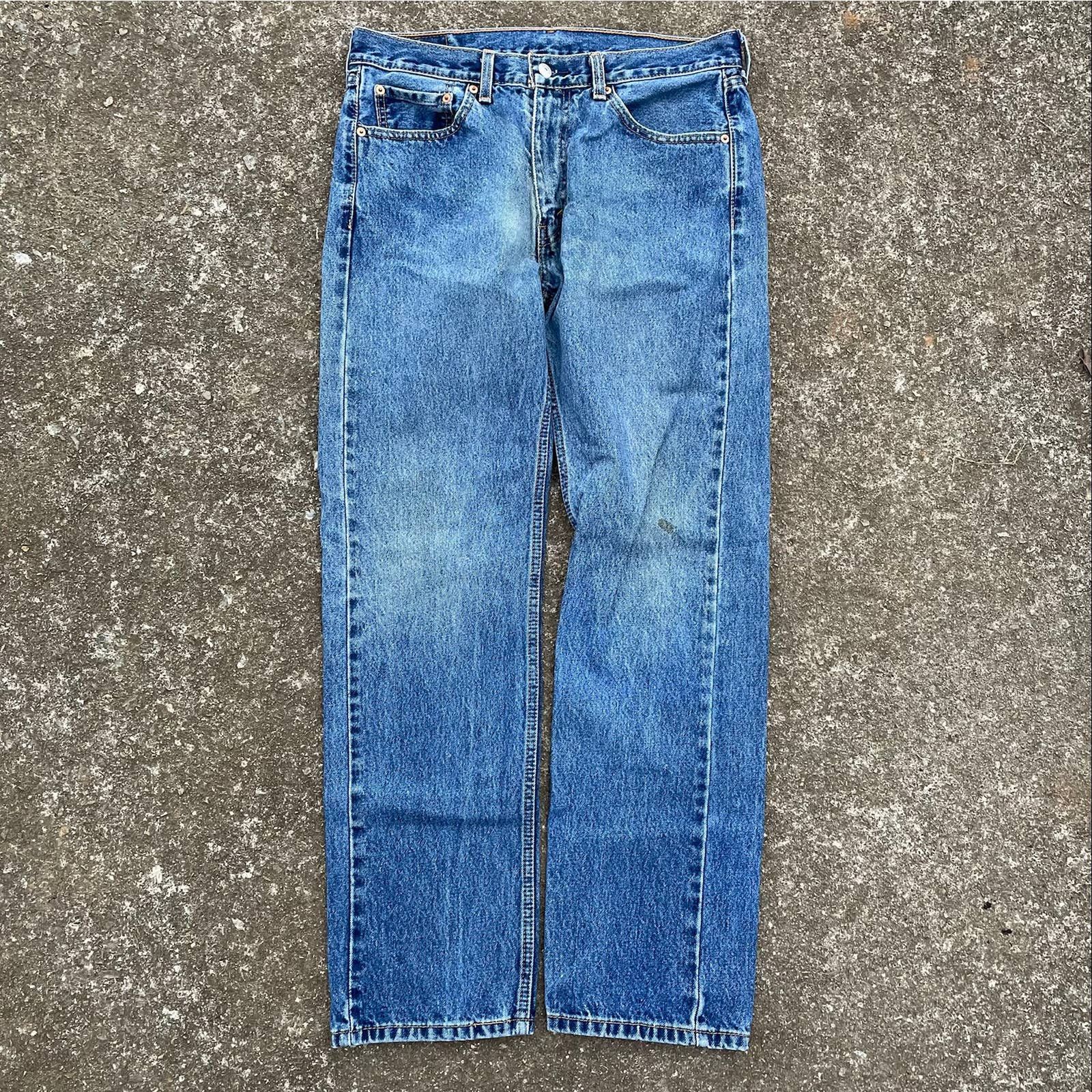 Levi's Levi's 505 Regular Fit Jeans 33x32 Size US 33 - 1 Thumbnail