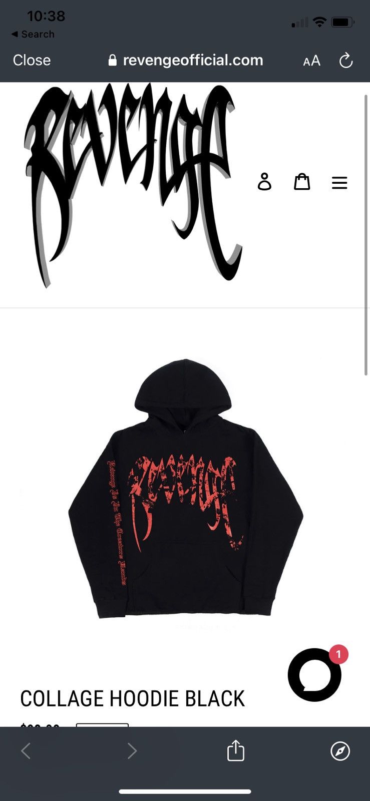 Revenge Juicewrld Collage Hoodie Black