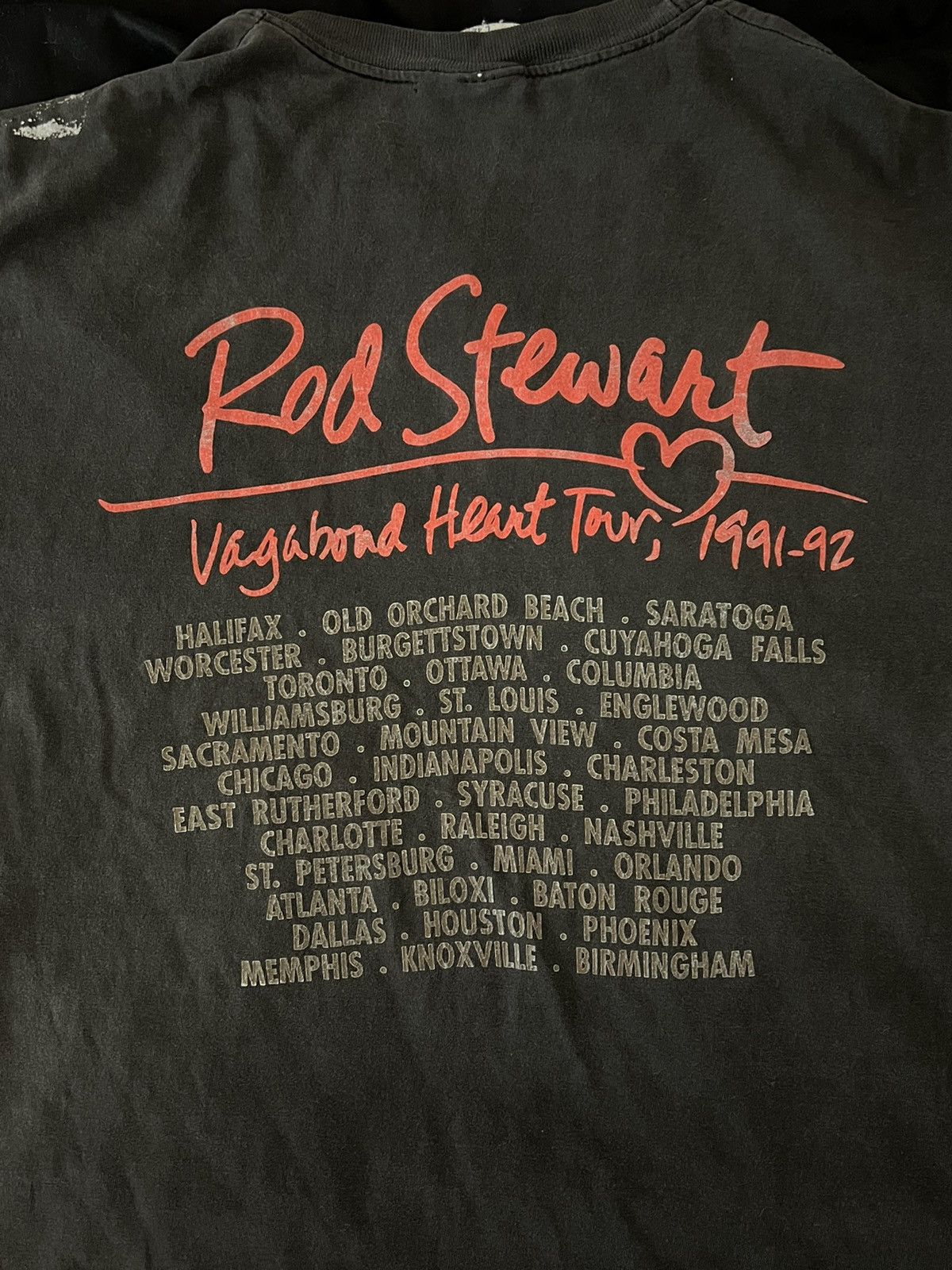 Vintage Vintage Tee « Rod Stewart Tour » Size US M / EU 48-50 / 2 - 3 Thumbnail