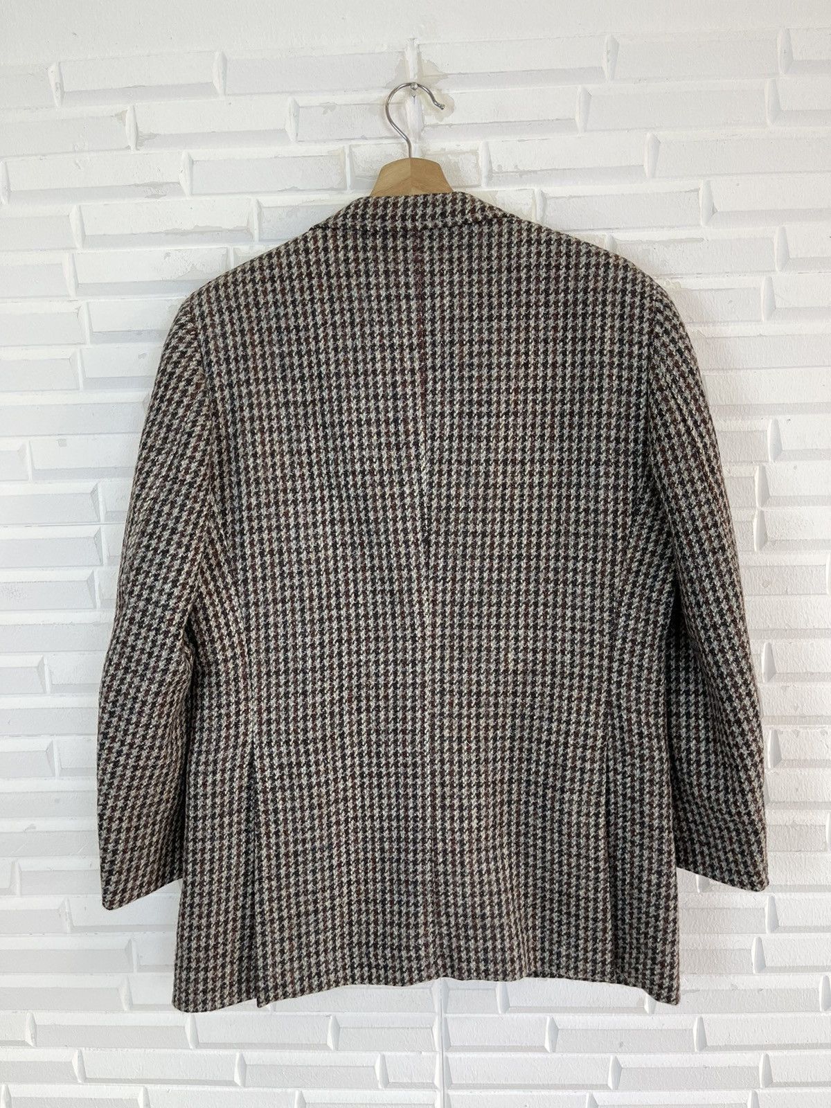 Harris Tweed VINTAGE HOUNDATOOTH WOOL BLEND HARRIS TWEED Size US M / EU 48-50 / 2 - 4 Thumbnail