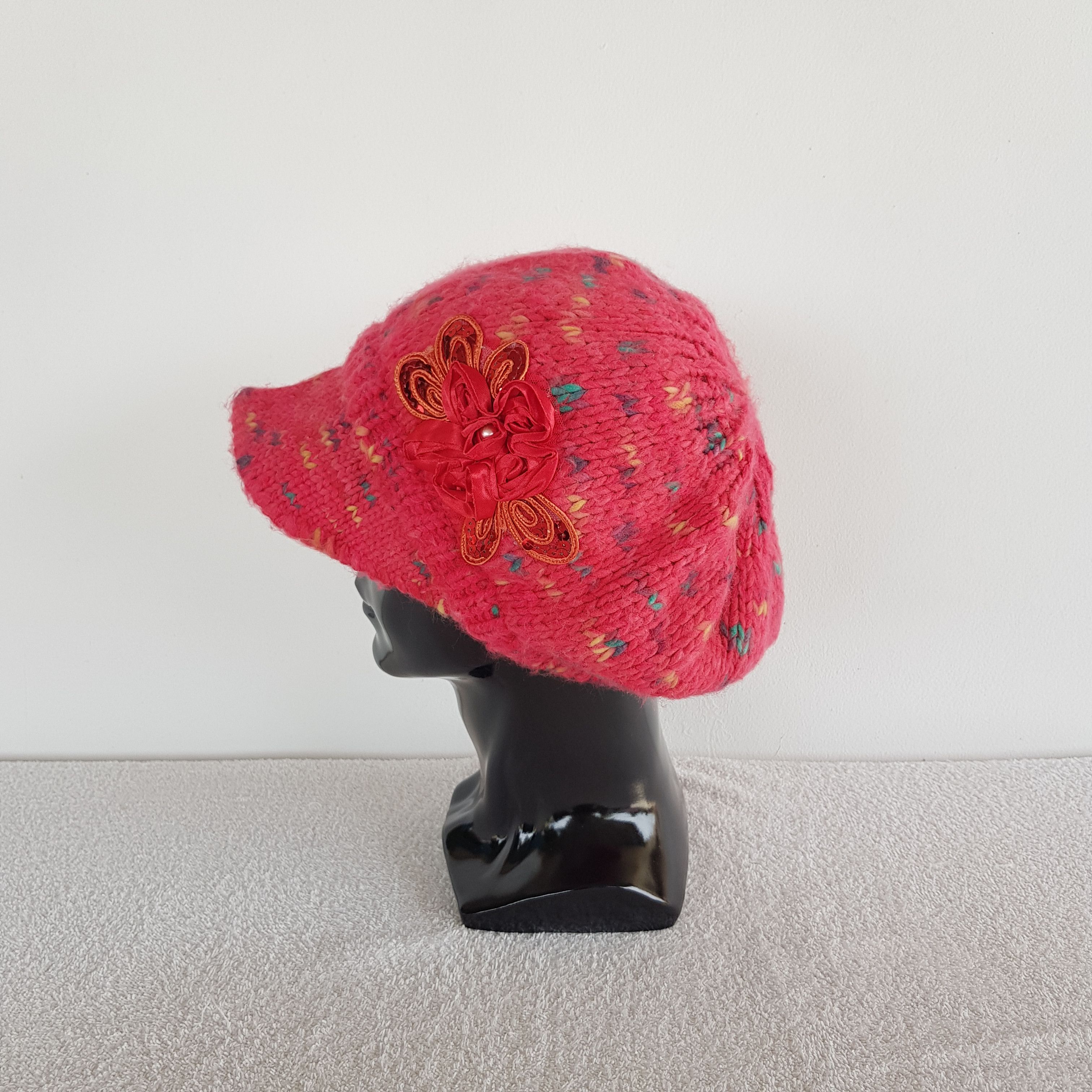 Japanese Brand × Vintage Japanese Crochet Beanie Snow Cap Knitted Hats - AC10718. Size ONE SIZE - 4 Thumbnail