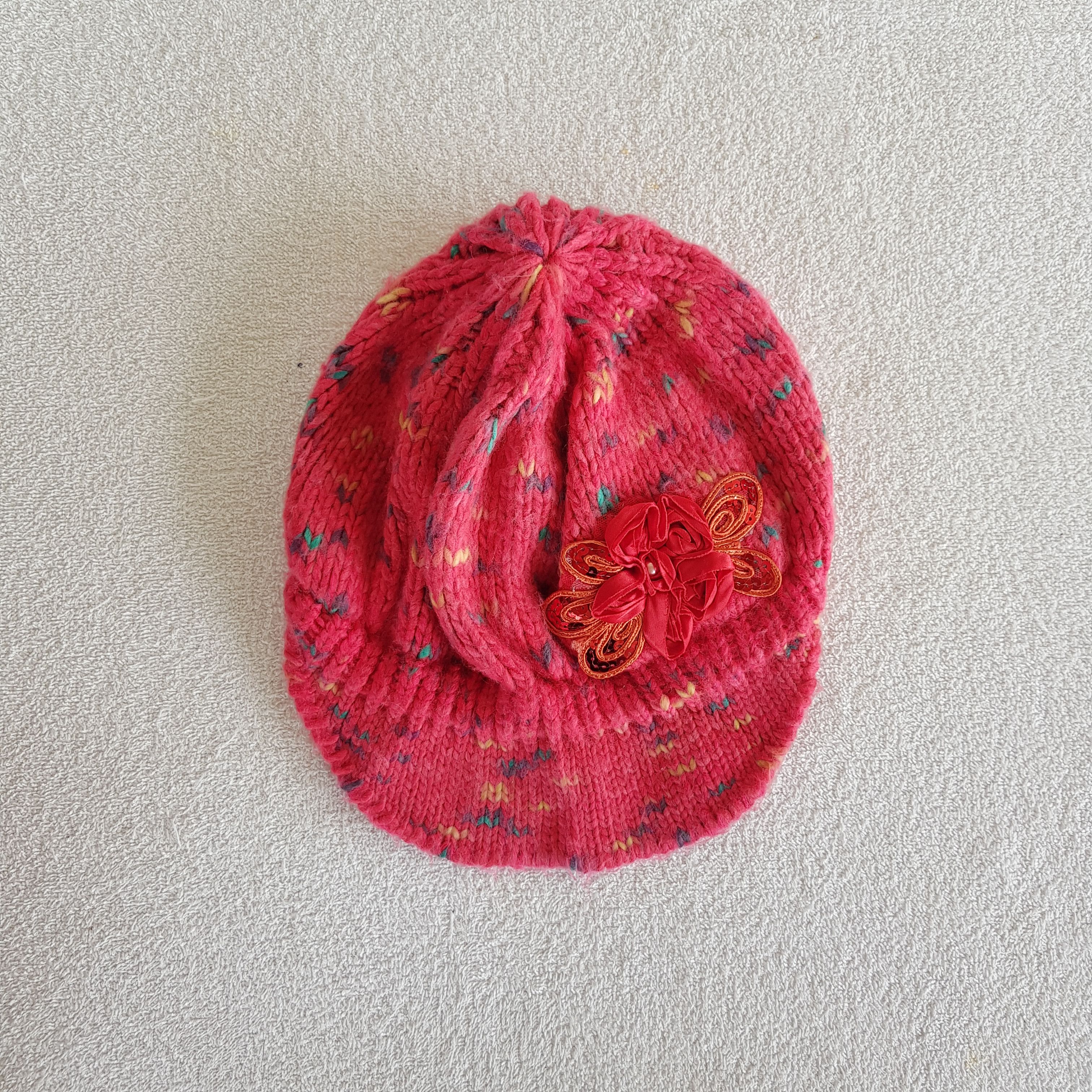 Japanese Brand × Vintage Japanese Crochet Beanie Snow Cap Knitted Hats - AC10718. Size ONE SIZE - 5 Thumbnail