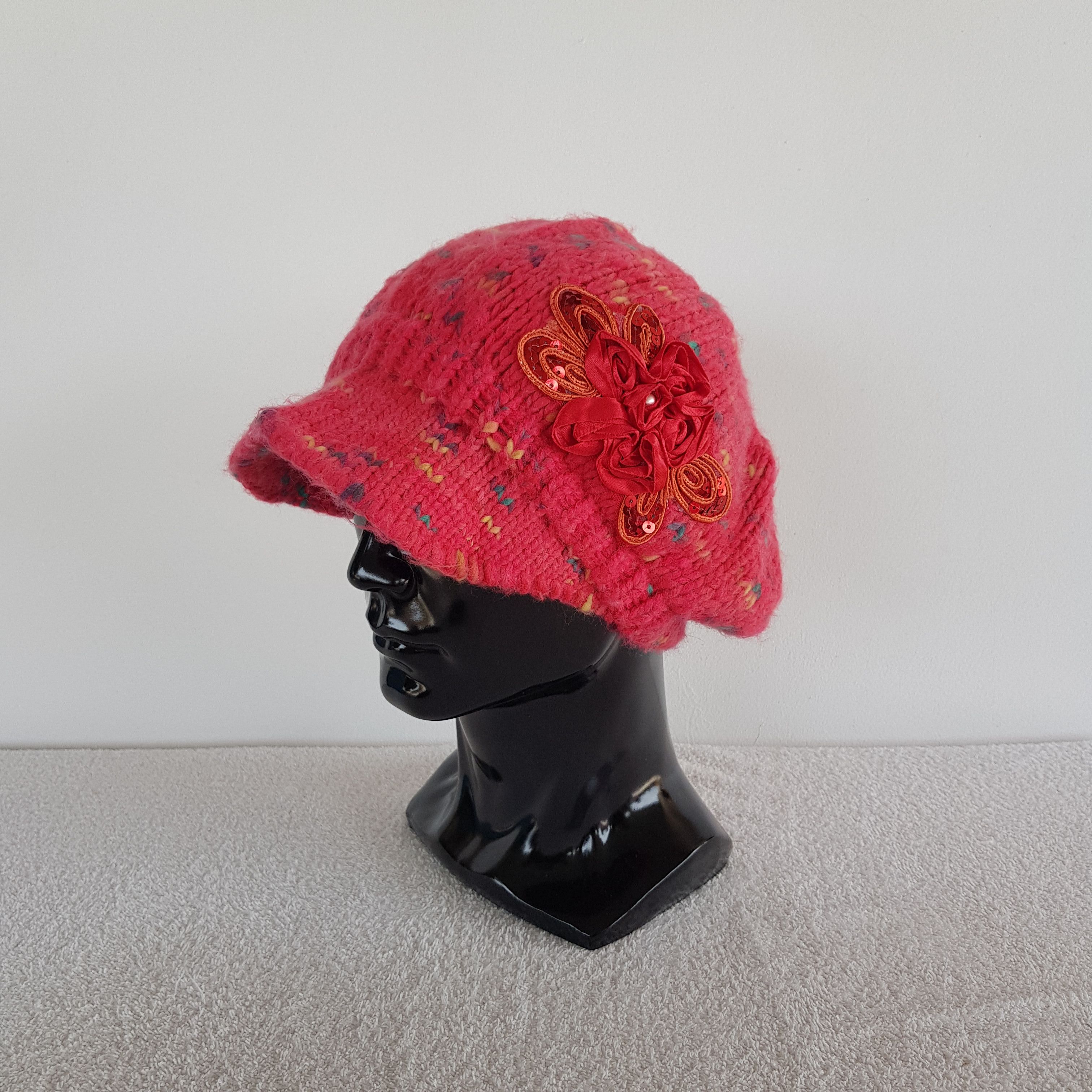 Japanese Brand × Vintage Japanese Crochet Beanie Snow Cap Knitted Hats - AC10718. Size ONE SIZE - 1 Thumbnail