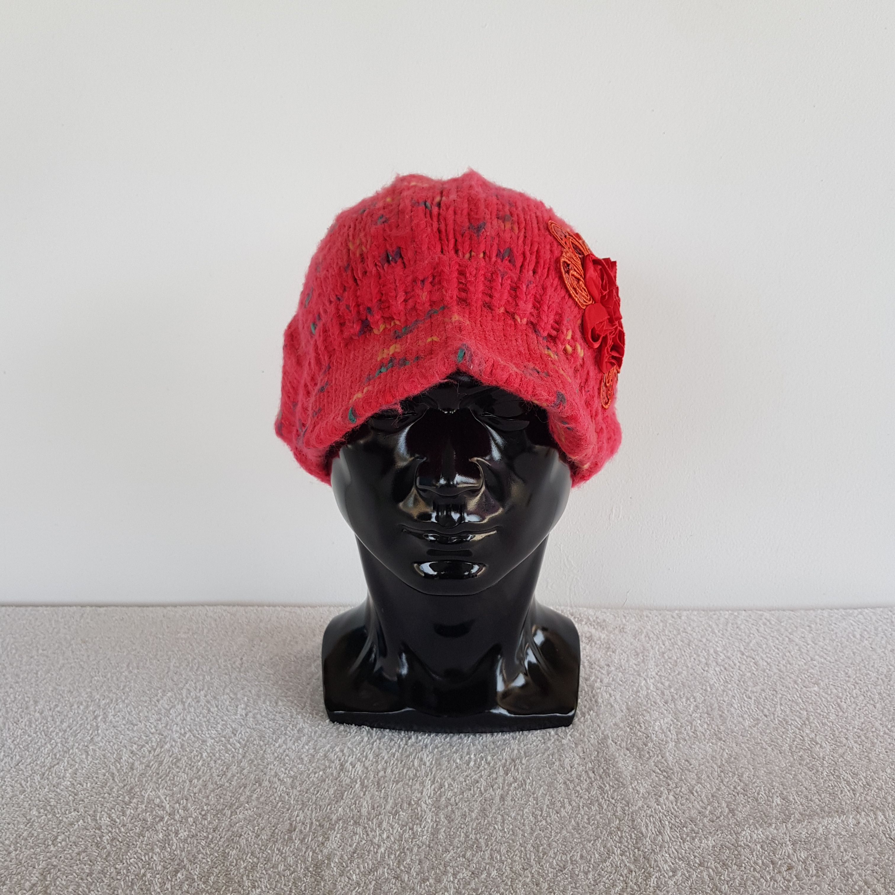 Japanese Brand × Vintage Japanese Crochet Beanie Snow Cap Knitted Hats - AC10718. Size ONE SIZE - 2 Thumbnail