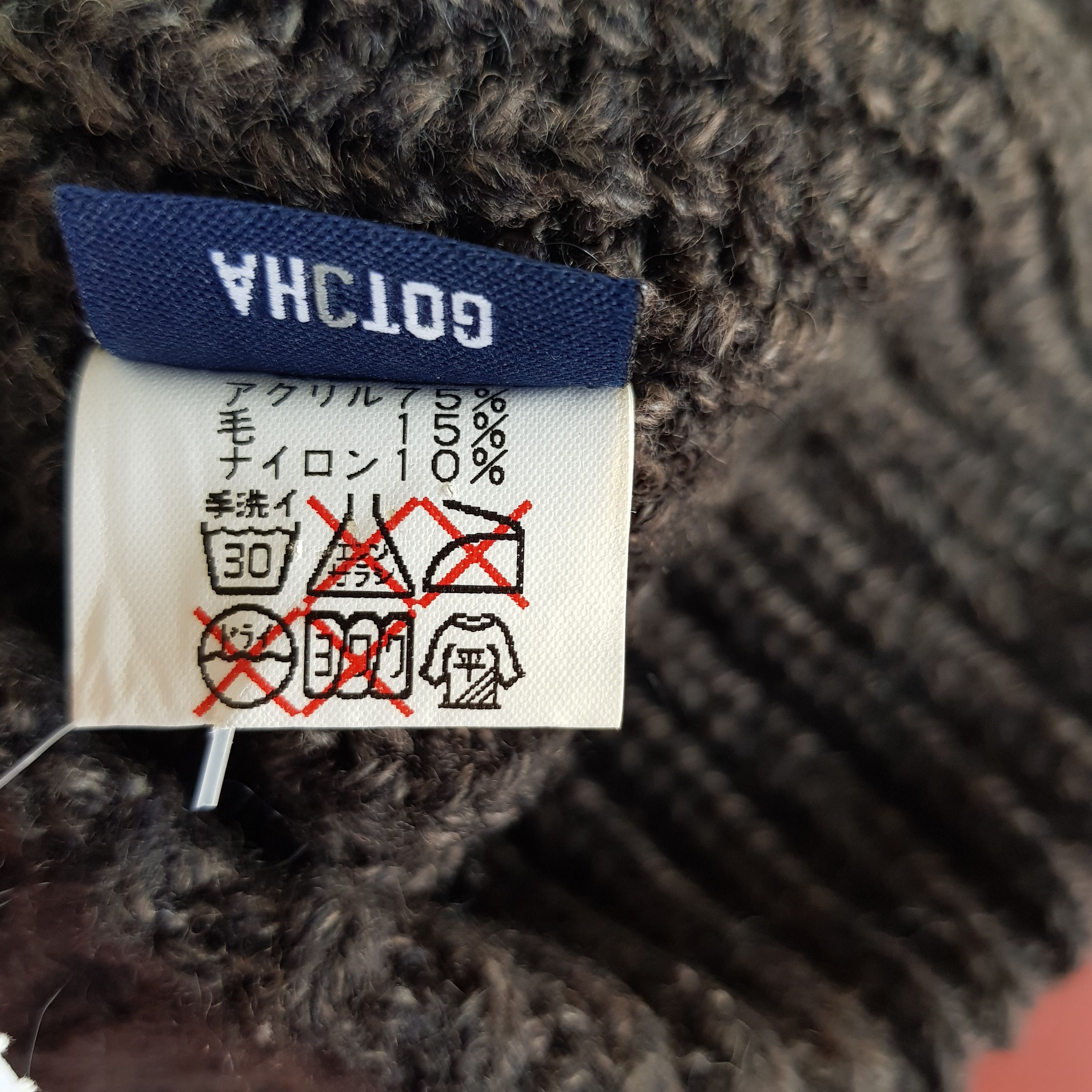 Japanese Brand × Vintage Gotcha Hats Snow Cap Knitted Crochet Beanie - AC10713. Size ONE SIZE - 7 Thumbnail