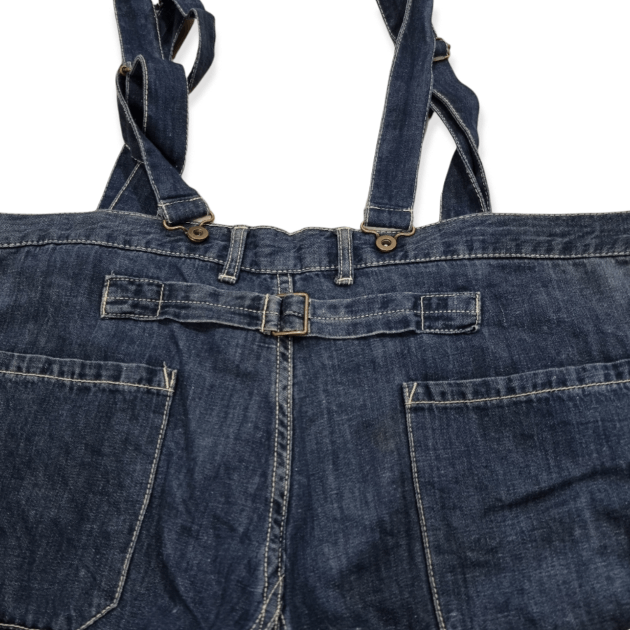 Grailed × HARE Vintage Buckle back jeans with braces Size US 36 / EU 52 - 6 Thumbnail
