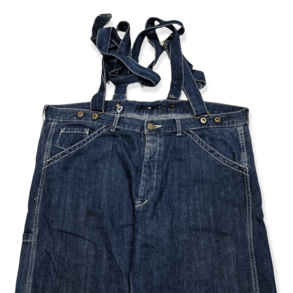 Grailed × HARE Vintage Buckle back jeans with braces Size US 36 / EU 52 - 3 Thumbnail