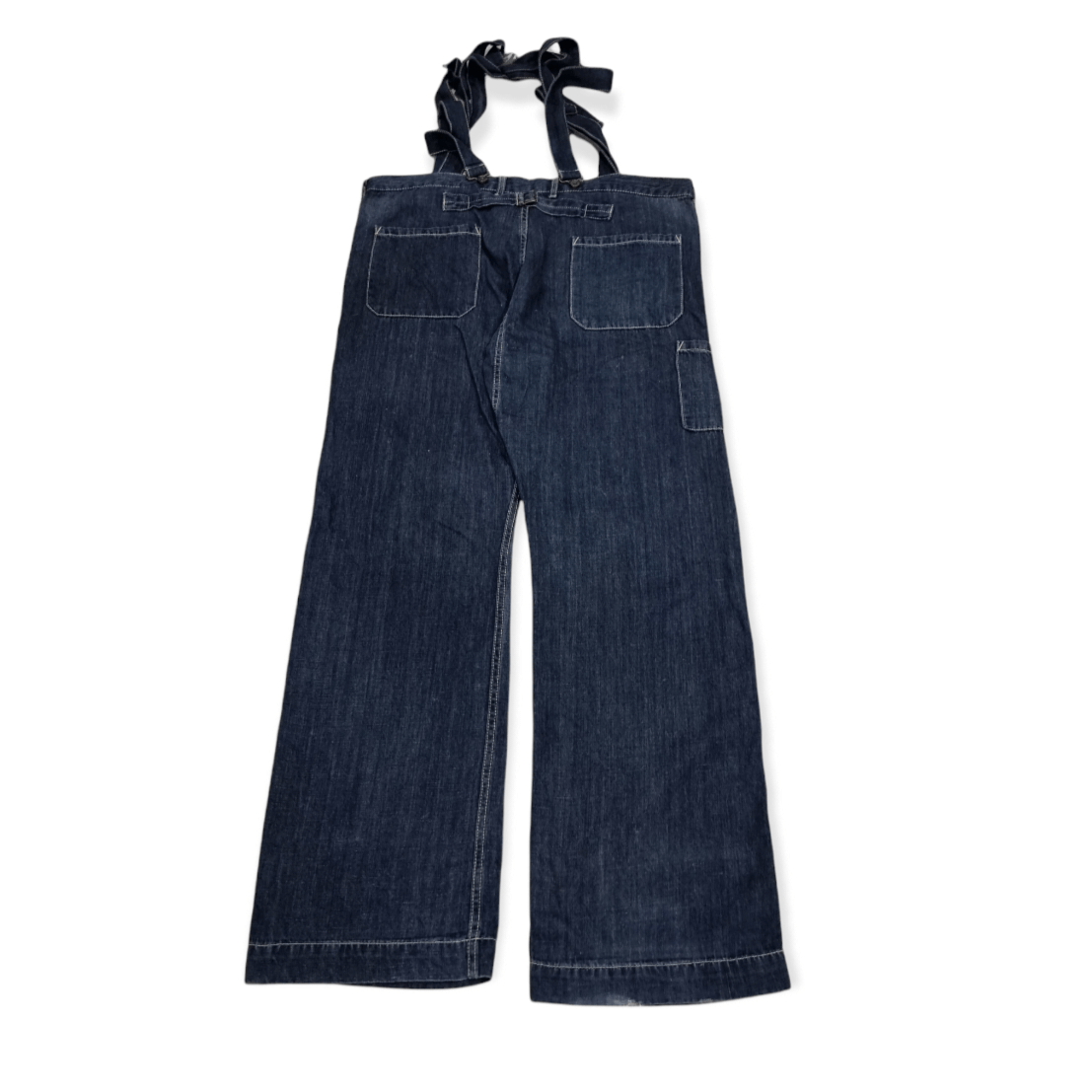 Grailed × HARE Vintage Buckle back jeans with braces Size US 36 / EU 52 - 2 Thumbnail