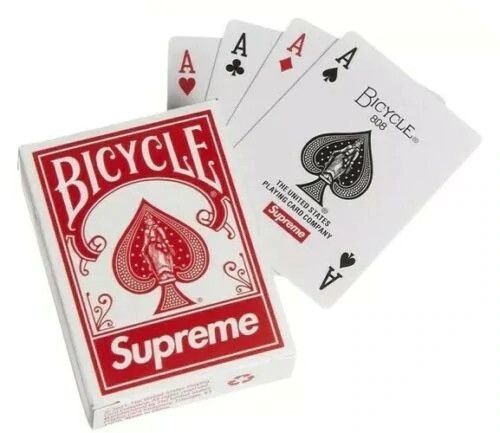 Supreme Bicycle Clear Playing Cards (FW20) - $18