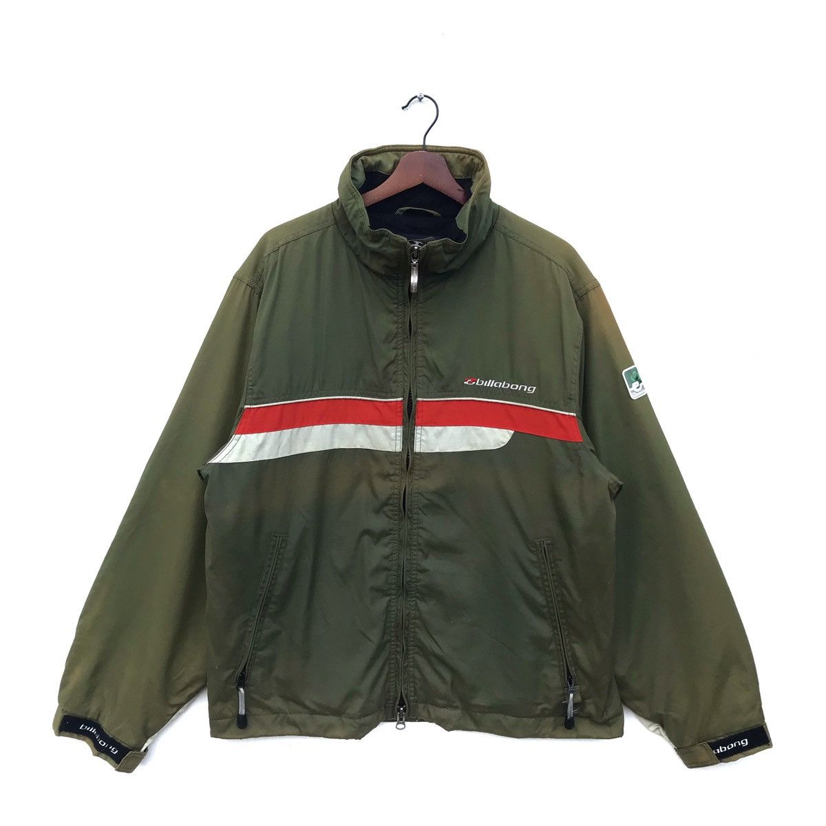 Billabong Vintage Billabong Zipper Jacket Size US L / EU 52-54 / 3 - 1 Thumbnail