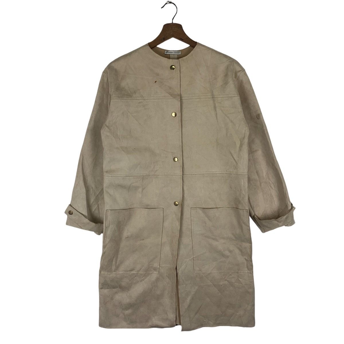 Other Zara Leather Button Up Long Coat Size US S / EU 44-46 / 1 - 1 Thumbnail