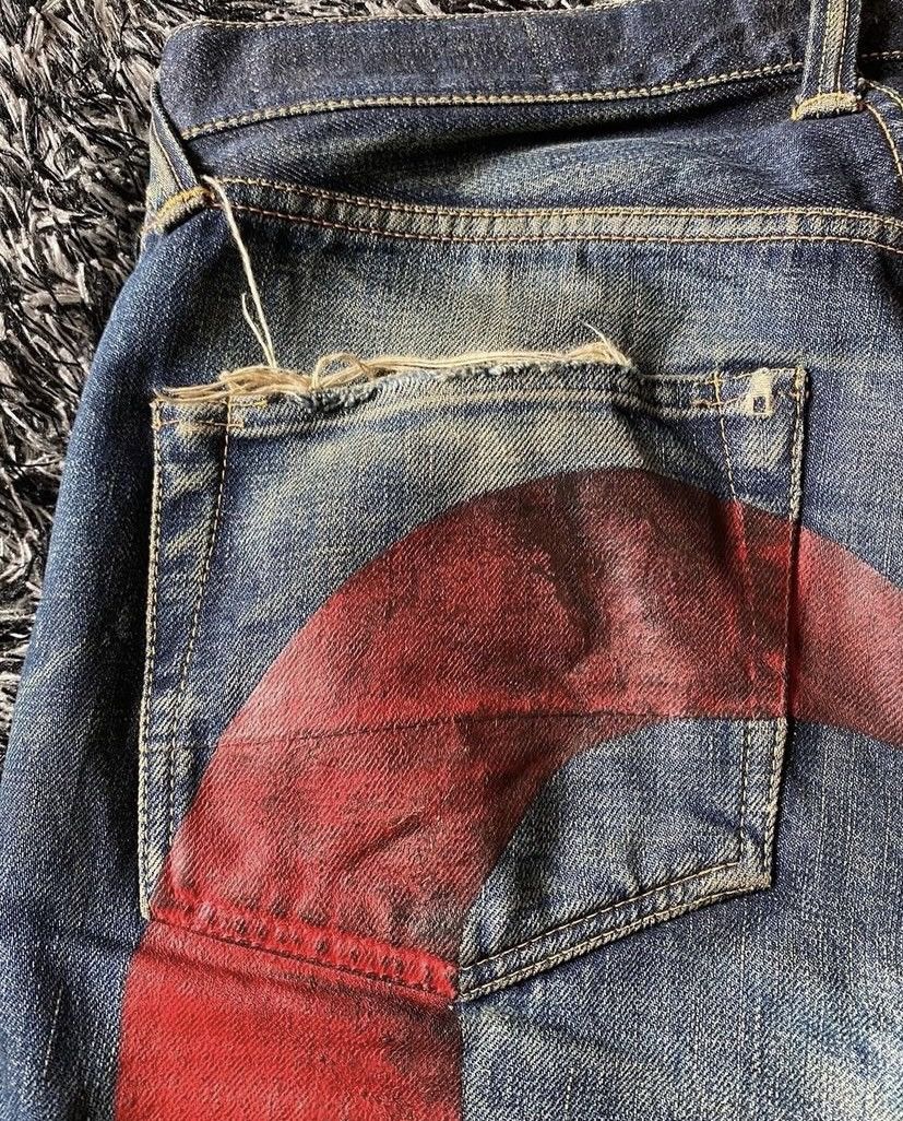 Designer × Evisu × Vintage Rare Evisu Denim Jeans Size US 30 / EU 46 - 3 Thumbnail