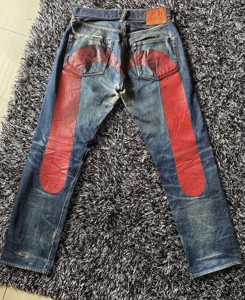 Designer × Evisu × Vintage Rare Evisu Denim Jeans Size US 30 / EU 46 - 1 Thumbnail