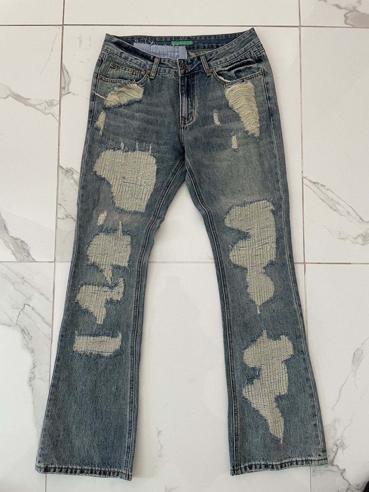 Handmade × Vintage Handmade Rust denim Size US 30 / EU 46 - 2 Thumbnail
