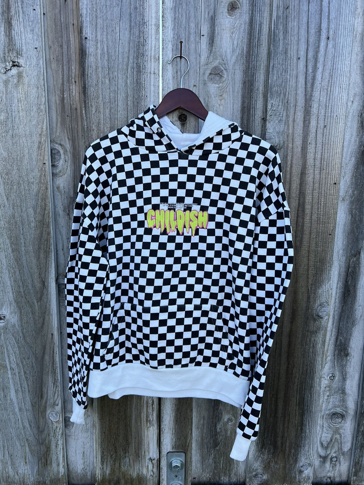 Brand New TGF Childish Checkered Hoodie Size US L / EU 52-54 / 3 - 1 Preview