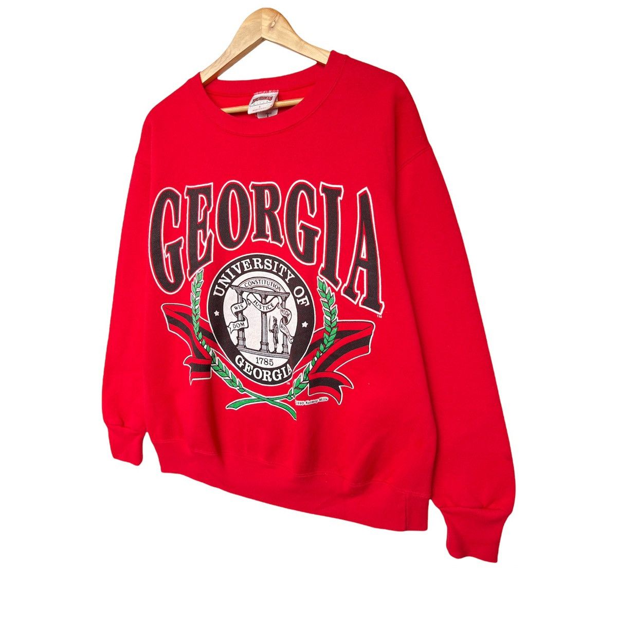 NCAA Georgia Southern Eagles Vintage Arch Hooded Sweatshirt – 50/50 Blended 8-Ounce Fleece