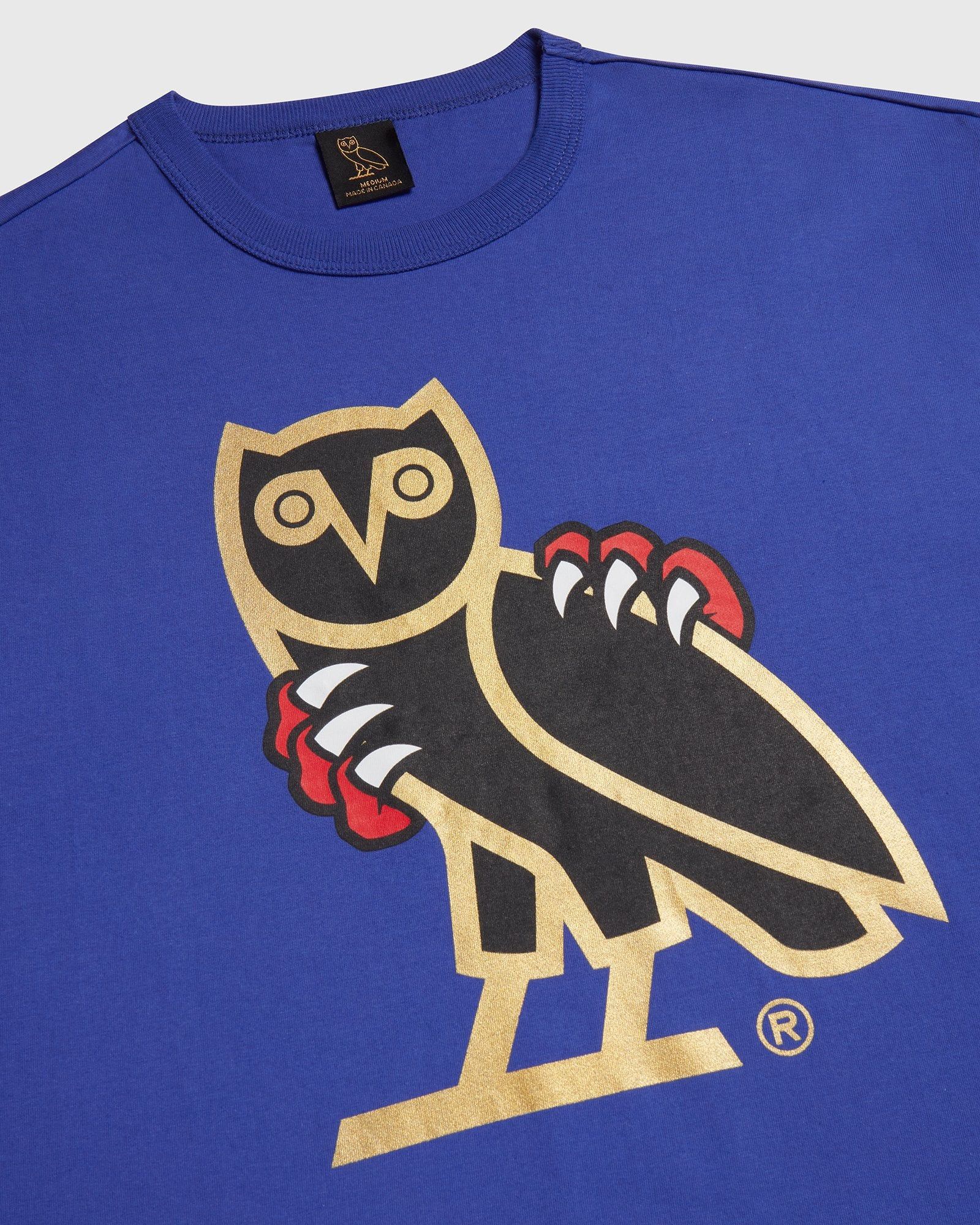 Drake 🦖🦉OVO X NBA X JURASSIC PARK PURPLE OG OWL T-SHIRT TEE Size US XXL / EU 58 / 5 - 6 Thumbnail