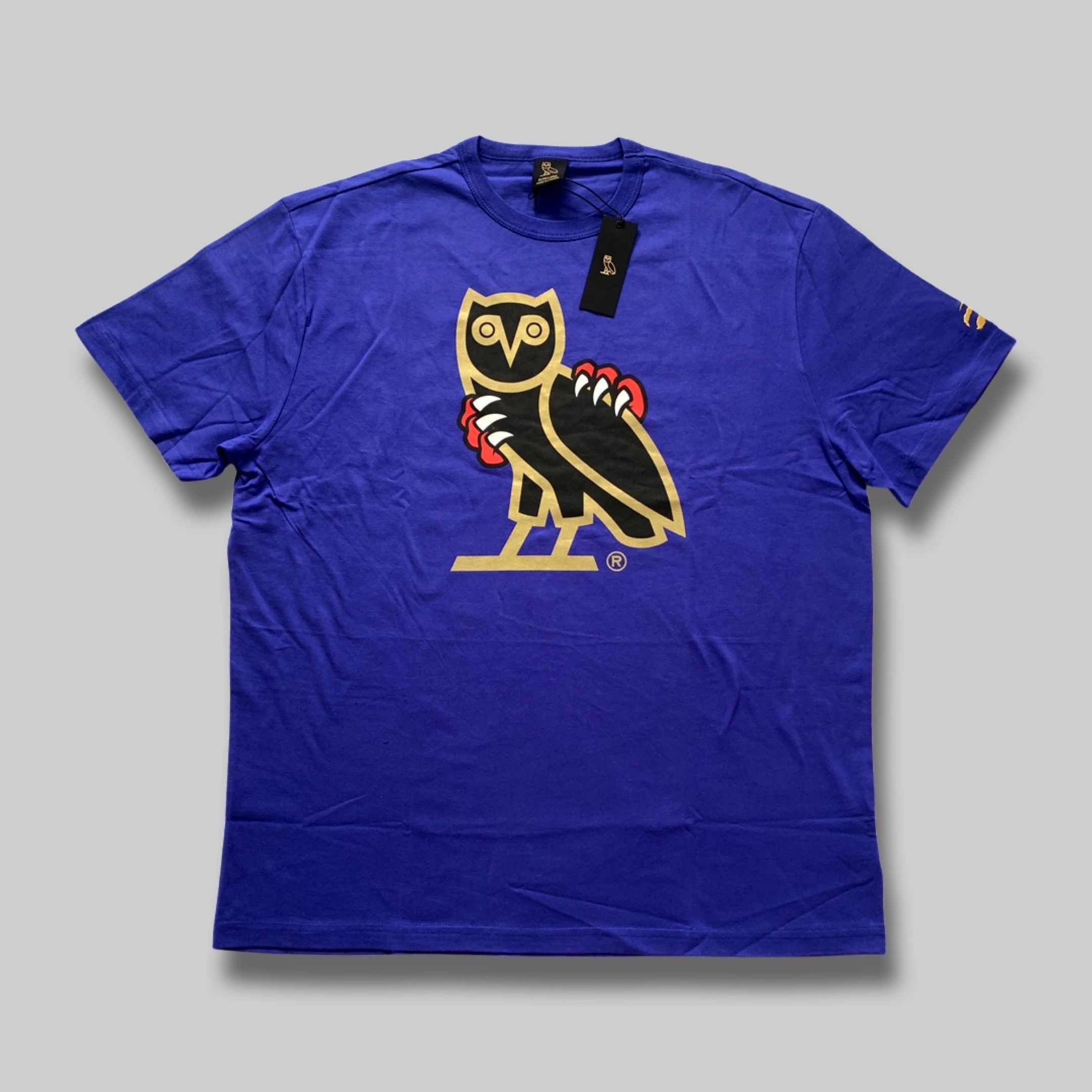 Drake 🦖🦉OVO X NBA X JURASSIC PARK PURPLE OG OWL T-SHIRT TEE Size US XXL / EU 58 / 5 - 1 Thumbnail