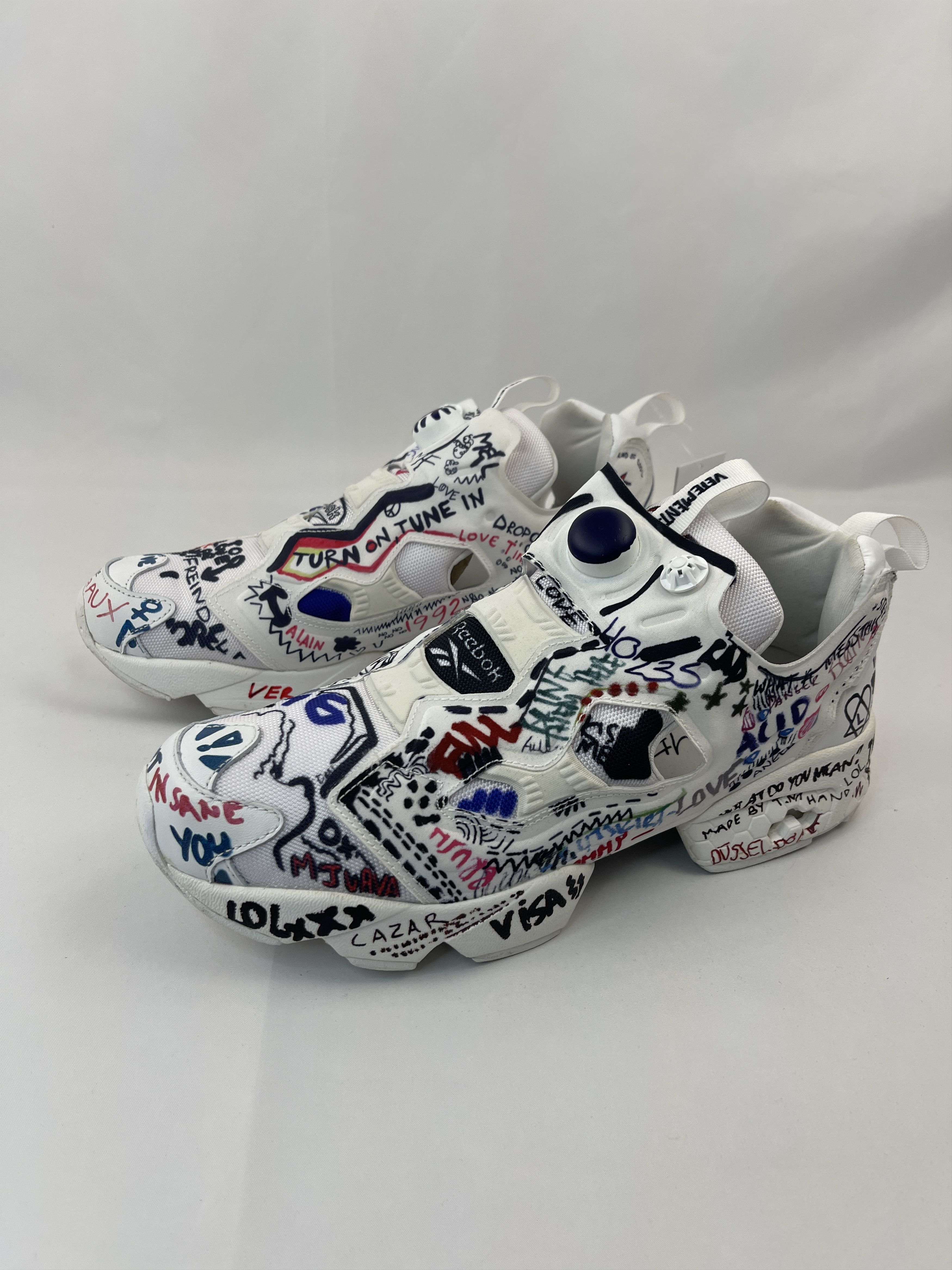 Reebok instapump fury vetements doodle shop