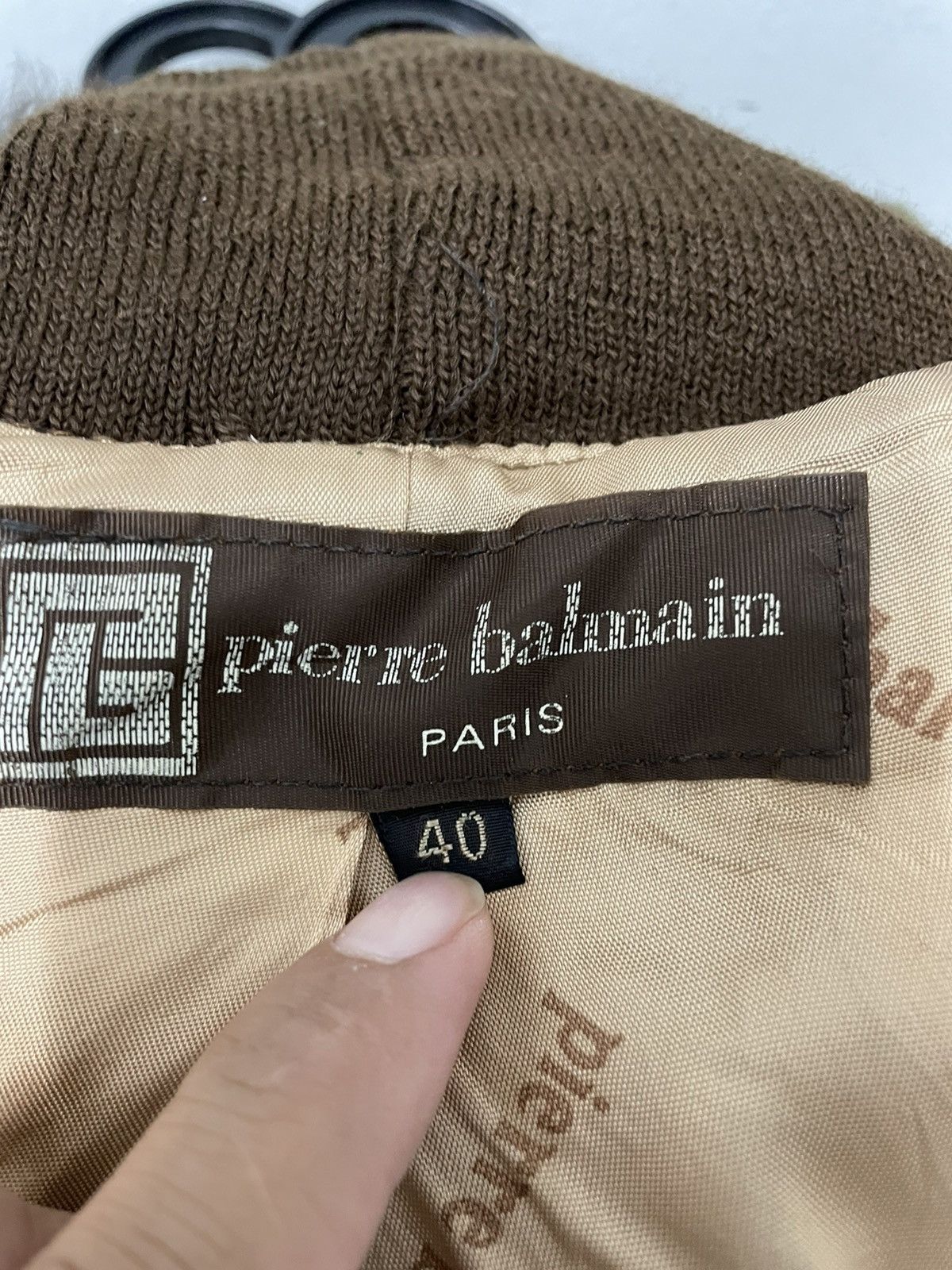 Pierre Balmain Pierre Balmain Half Zipper Leather Jacket Made In Canada Size US XXS / EU 40 - 19 Thumbnail