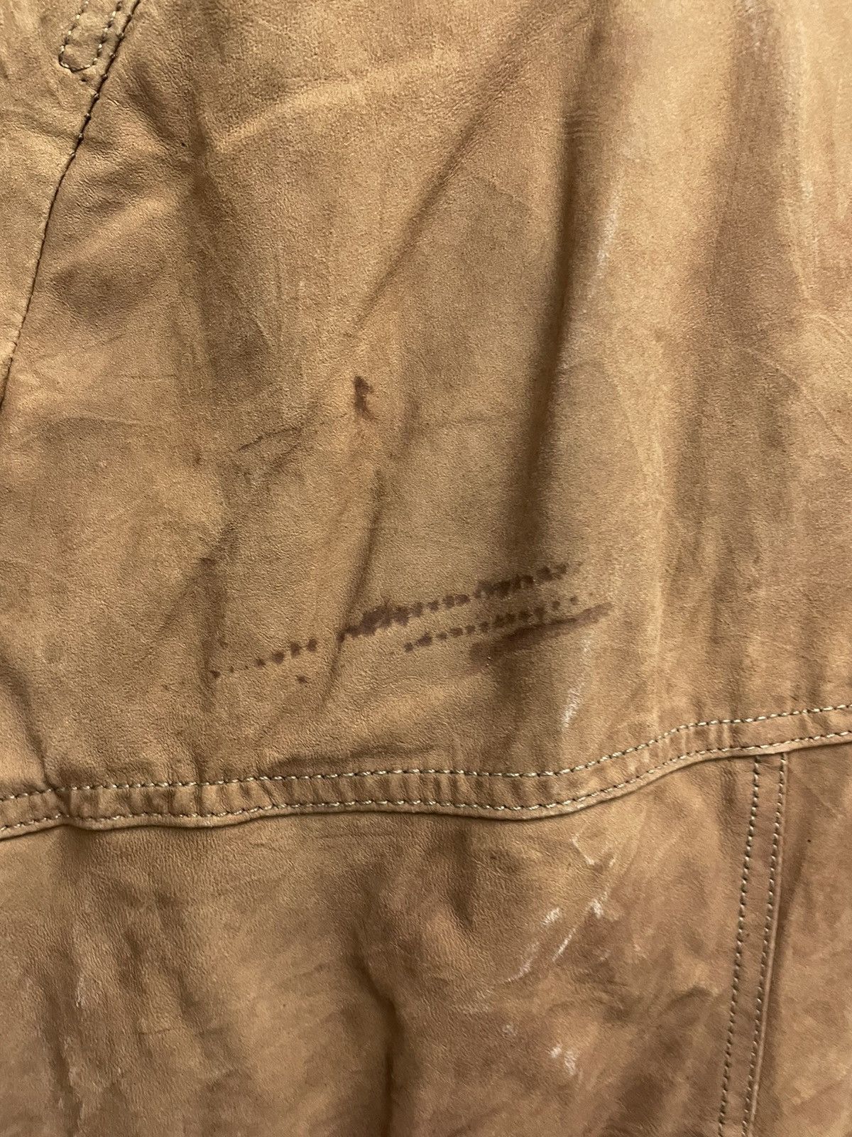 Pierre Balmain Pierre Balmain Half Zipper Leather Jacket Made In Canada Size US XXS / EU 40 - 11 Thumbnail