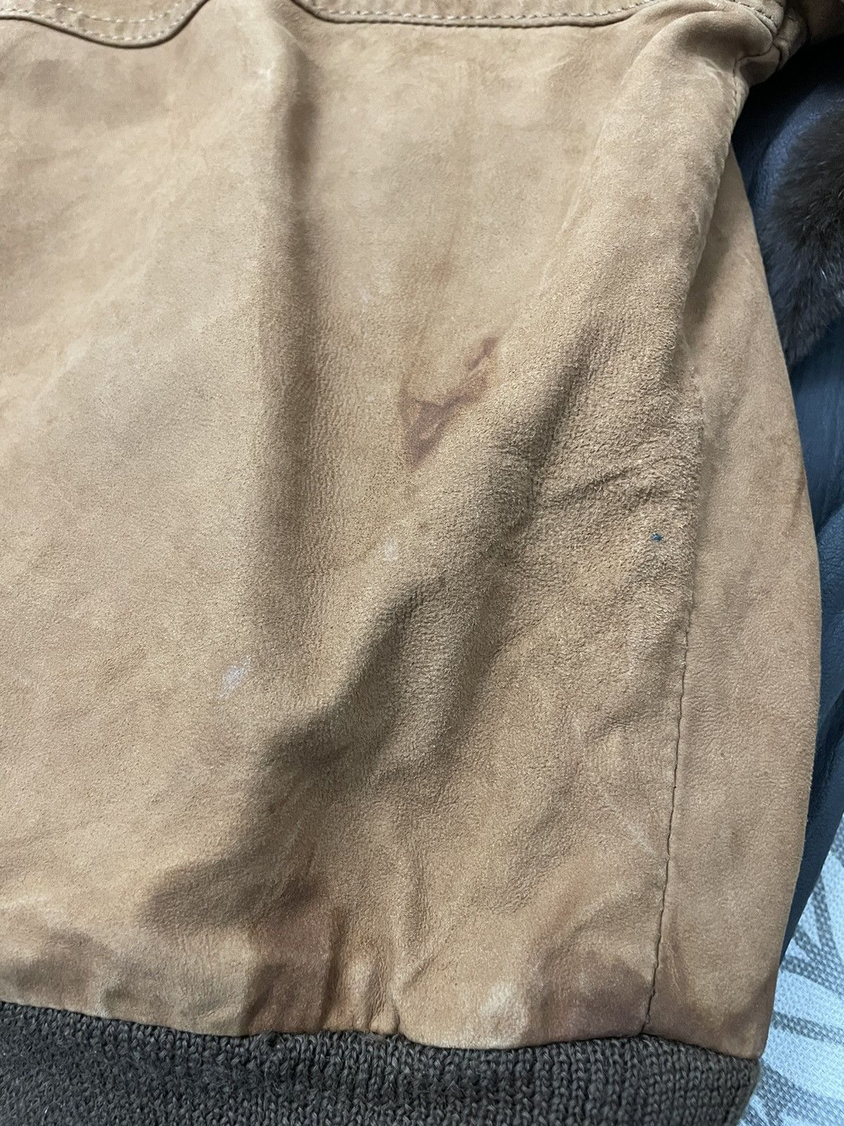 Pierre Balmain Pierre Balmain Half Zipper Leather Jacket Made In Canada Size US XXS / EU 40 - 17 Thumbnail