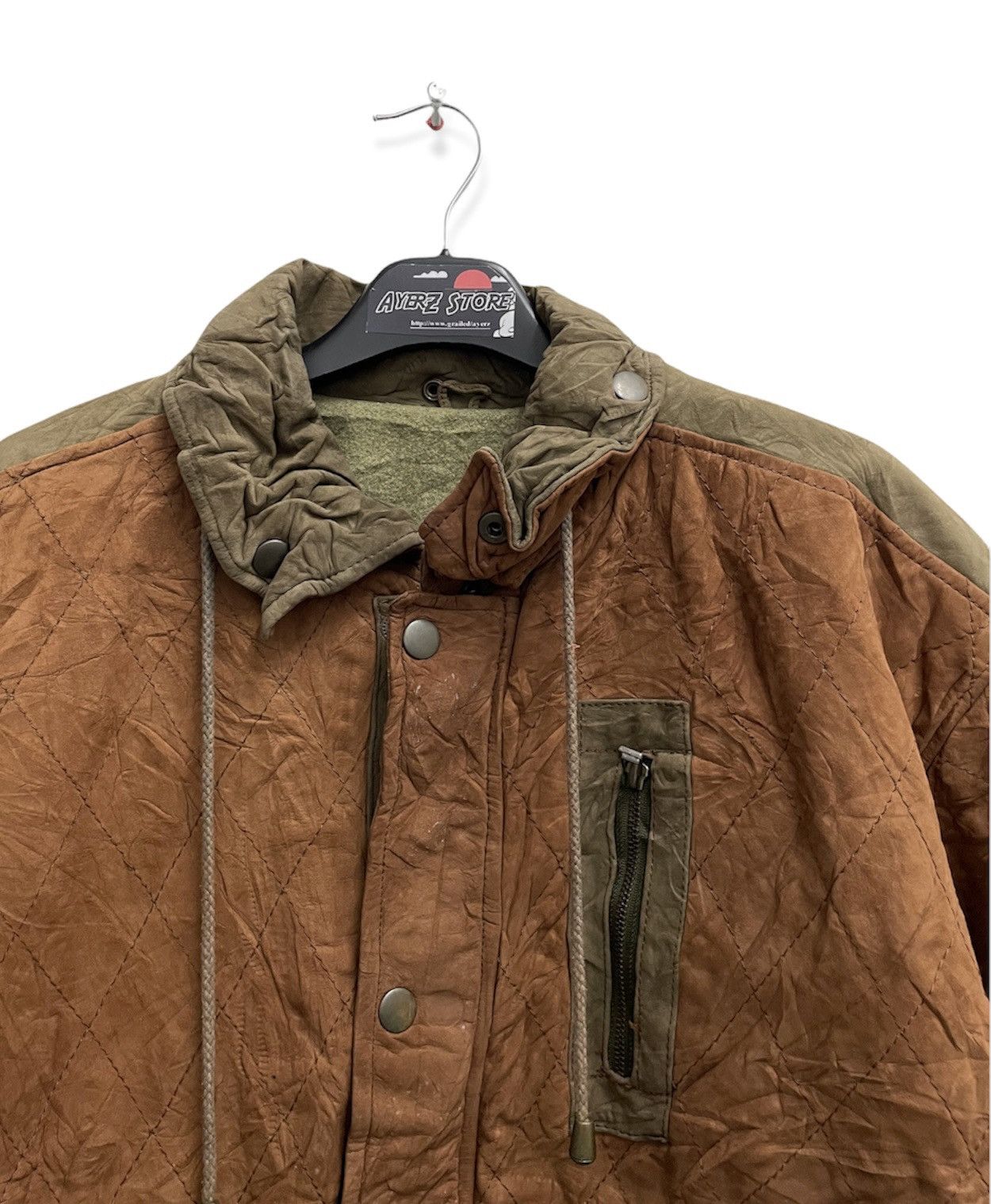 Massimo Dutti Massimo Dutti Garment Quilted Leather Jacket Size US M / EU 48-50 / 2 - 2 Thumbnail