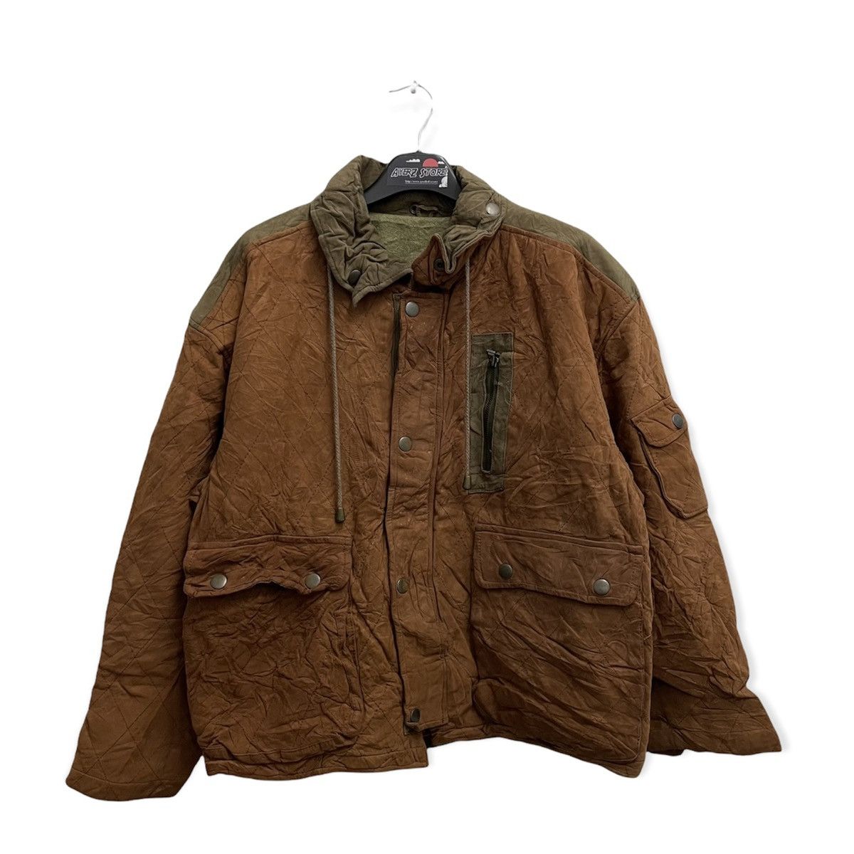 Massimo Dutti Massimo Dutti Garment Quilted Leather Jacket Size US M / EU 48-50 / 2 - 1 Thumbnail