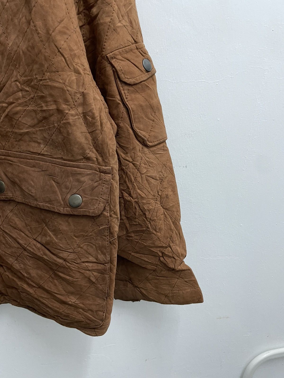 Massimo Dutti Massimo Dutti Garment Quilted Leather Jacket Size US M / EU 48-50 / 2 - 6 Thumbnail