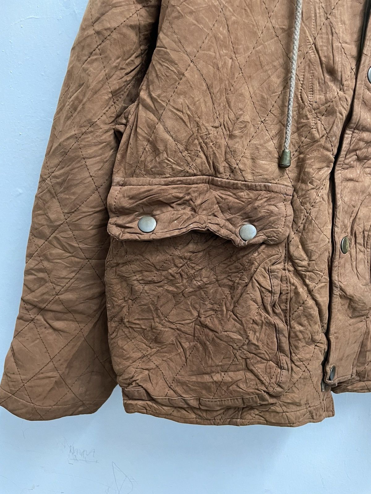 Massimo Dutti Massimo Dutti Garment Quilted Leather Jacket Size US M / EU 48-50 / 2 - 5 Thumbnail