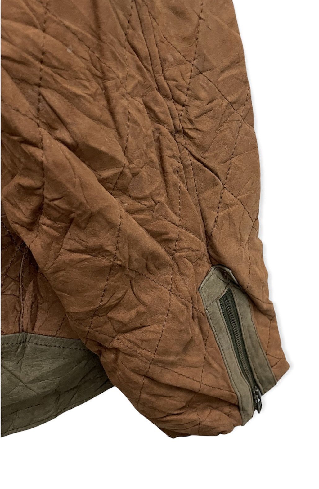 Massimo Dutti Massimo Dutti Garment Quilted Leather Jacket Size US M / EU 48-50 / 2 - 10 Thumbnail