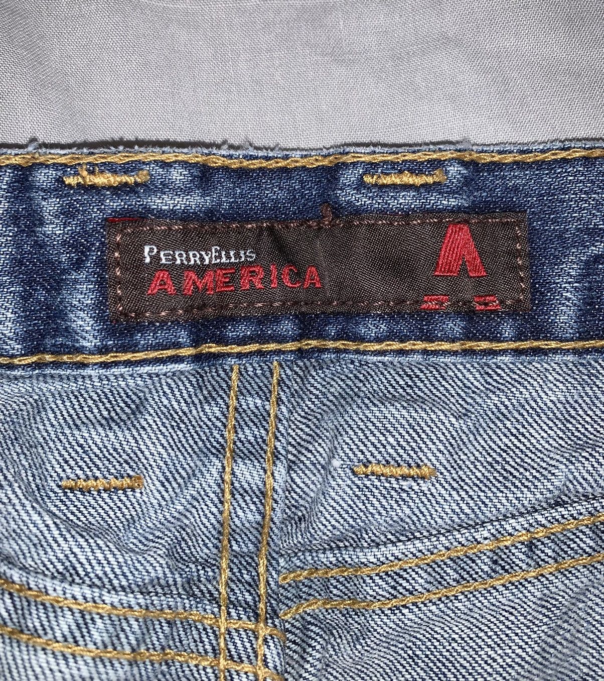 Perry Ellis × Vintage Vintage Perry Ellis Jeans Size US 34 / EU 50 - 2 Thumbnail