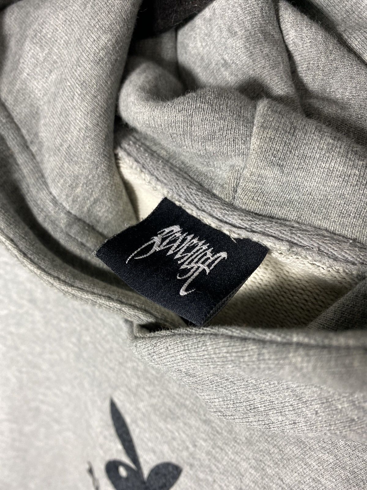 Playboy Revenge x Playboy Grey Embroidered Trademark Hoodie Size US M / EU 48-50 / 2 - 3 Thumbnail