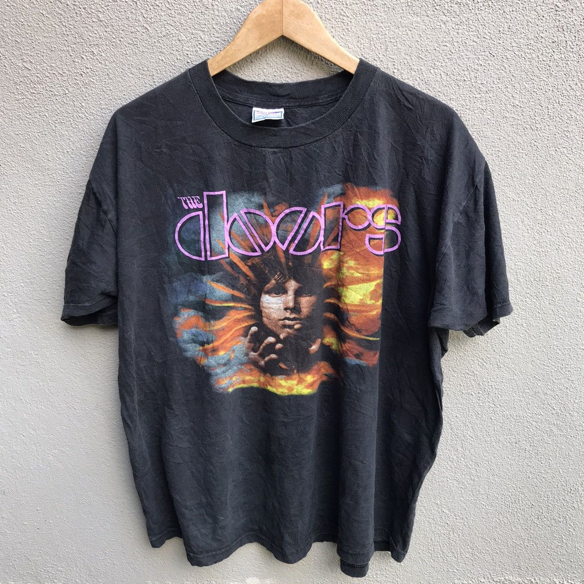 Band Tees Vintage 90s THE DOORS band tee jim morrison Size US XL / EU 56 / 4 - 2 Thumbnail