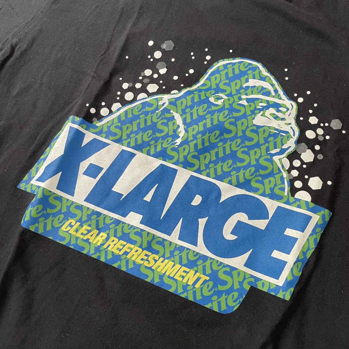 2006 OG X-Large x Sprite “CLEAR REFRESHMENT” tee 2000’s