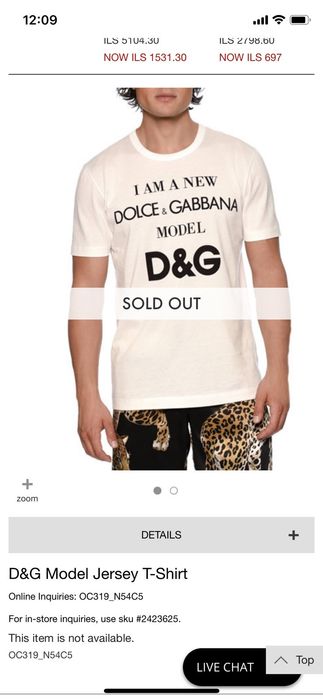 I am a new shop dolce and gabbana model